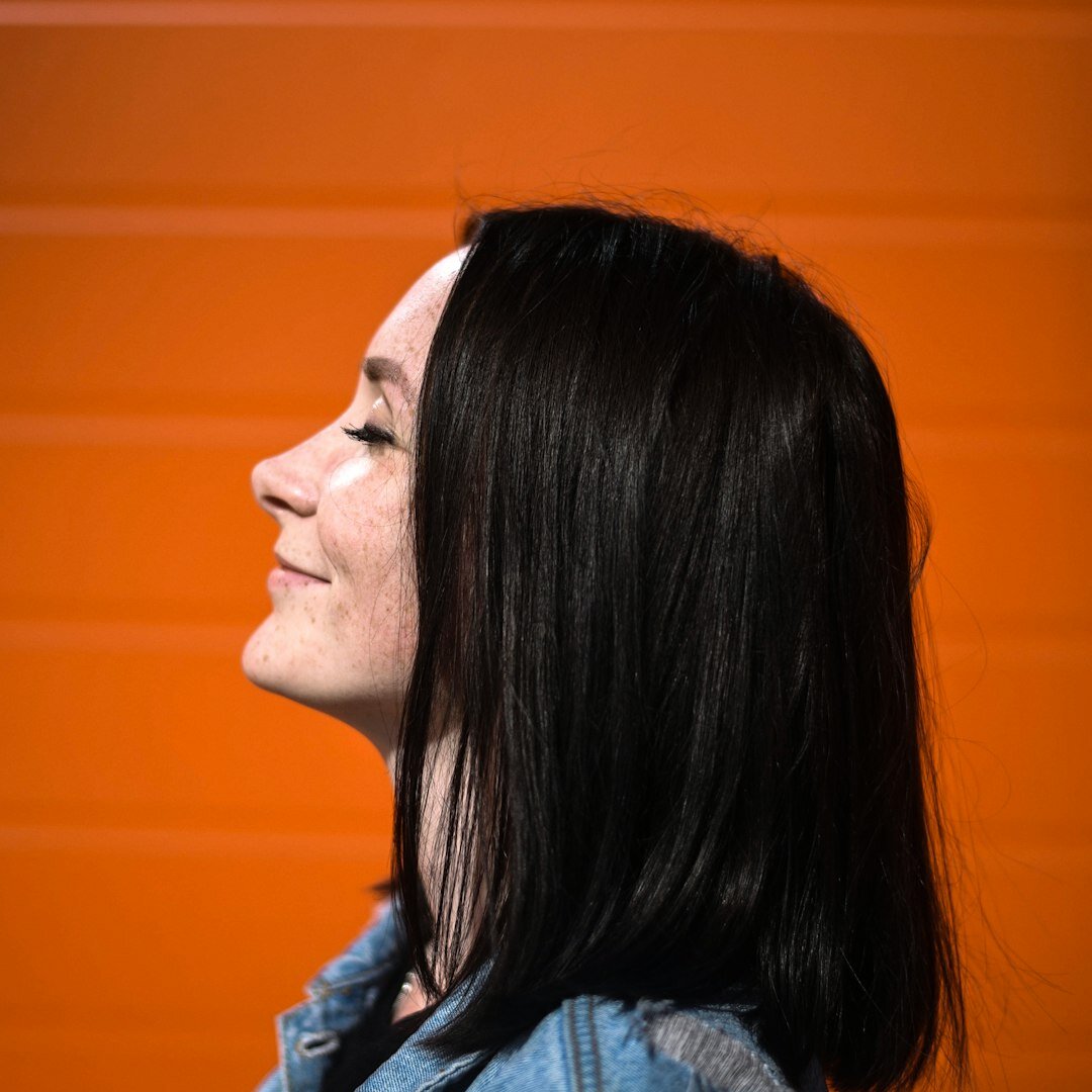 Young woman smiling in casual portrait